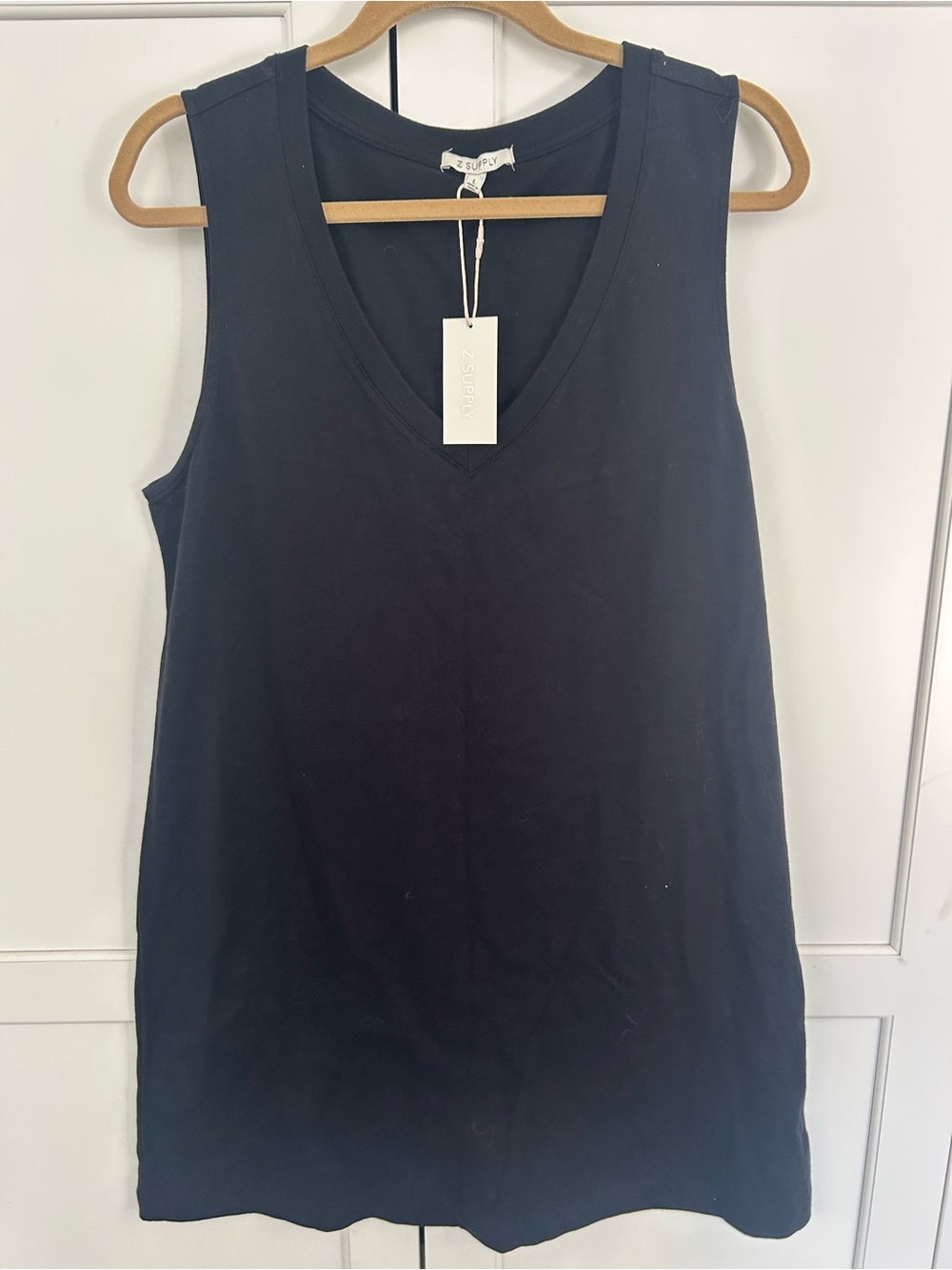 Z Supply Black V-Neck Dress